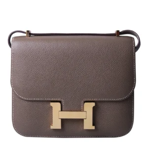 Hermès Constance 18 Etoupe Epsom With Gold Hardware