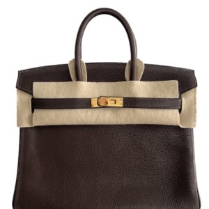 Hermes Gold Barenia Faubourg Birkin 25 Bag – STYLISHTOP