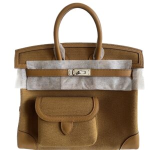 Hermes Cargo Birkin Bag Toile and Swift 35