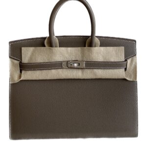 Hermès Kelly Cut Gold Swift With Silver Hardware - AG Concierge Fzco