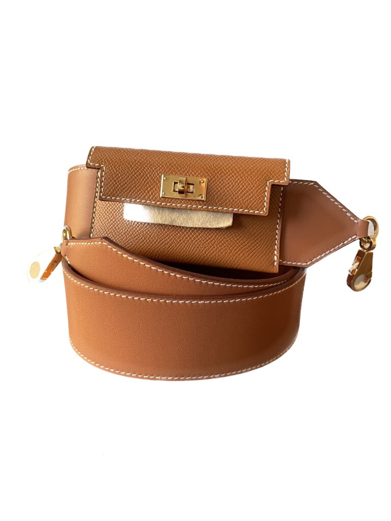 Hermès Kelly pocket 105 cm Gold/Epsom/Swift With Gold Hardware
