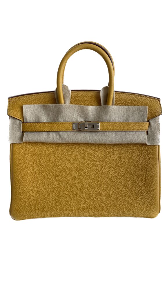 Hermès Birkin 30 Jaune Ambre Togo With Silver Hardware – AG