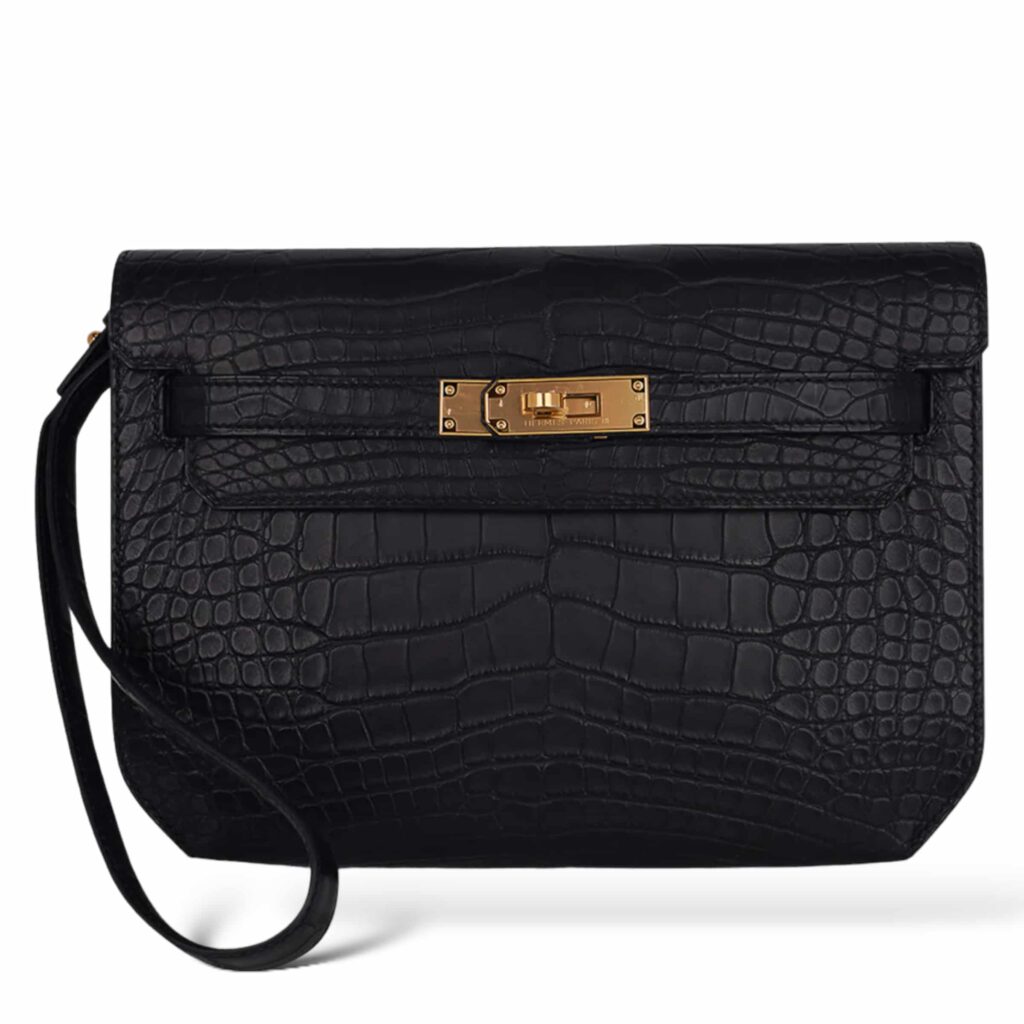 HERMES Black Leather Key Clochette Made in France | eBay