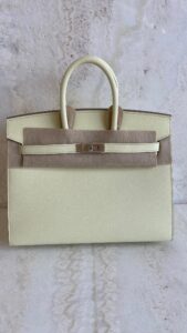 Hermès Birkin 25 Jaune Milton Epsom With Silver Hardware – AG Concierge