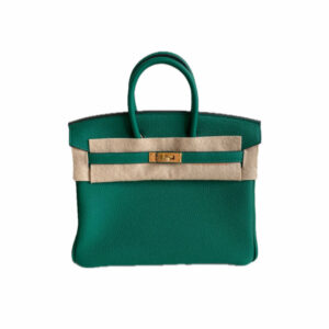 Hermès Birkin 25 Vert Vertigo Togo With Gold Hardware