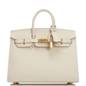 Hermès Birkin 25 HSS Craie/Gold  Inside Epsom With Rose Gold Hardware