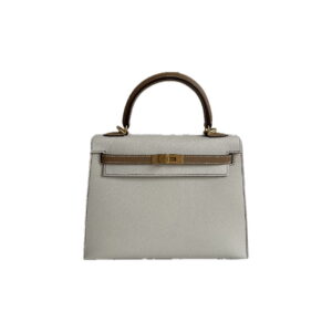 Hermès Kelly 25 HSS Craie/Gold Epsom With Gold Hardware