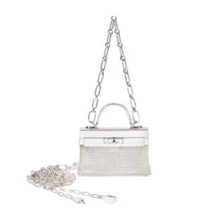 Hermès Kellymorphose Kelly Sac Bijou Chaine Sterling Silver Hardware