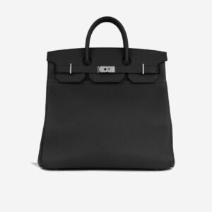 Hermès Haut A Courroies Plomb Togo With Silver Hardware