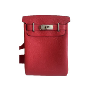 Hermès Hac A Dos Backpack Radieux Togo With Silver Hardware